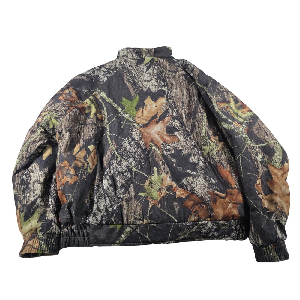 Woolrich Outdoor Guide Camo Hunting Jacket Mens Large L Zip - Picture 5 of 5